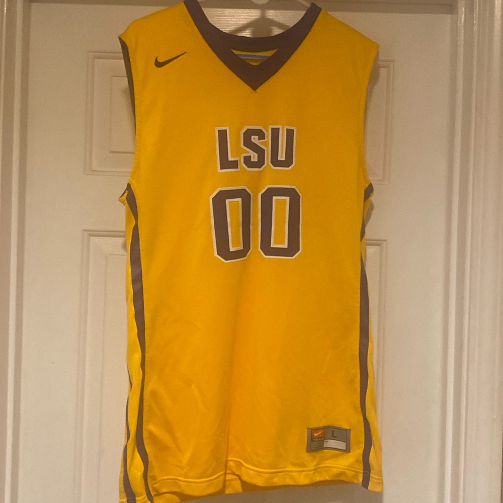 Team Nike Louisiana State University basketball jersey men's size Large.